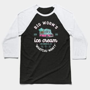 Big worm's ice cream - Friday Movie Baseball T-Shirt